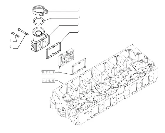 99435103 - Хомут коллектора впускн. ДВС Cursor13 T9T9./St.